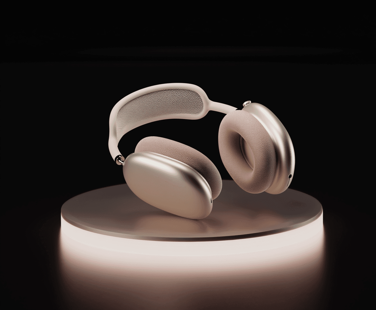 Apple over-ear headphones concept render, 2016